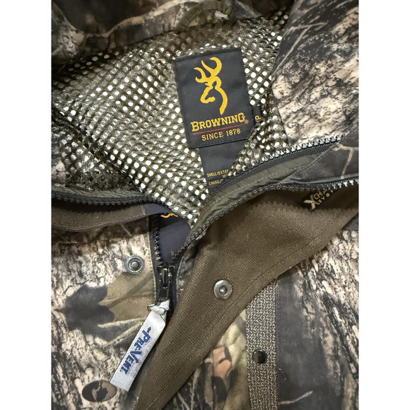 Browning Jacket Mens Small Camouflage PreVent X-Change Waterproof Hunting Camo - Picture 4 of 9